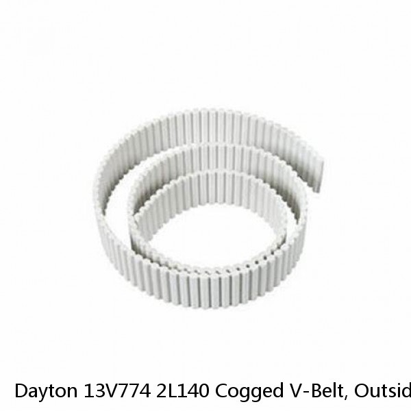 Dayton 13V774 2L140 Cogged V-Belt, Outside Length 14