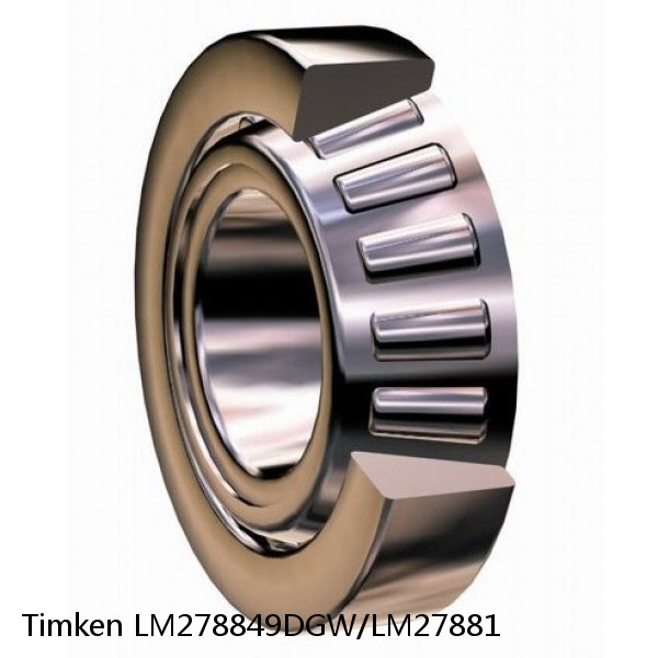 LM278849DGW/LM27881 Timken Tapered Roller Bearings