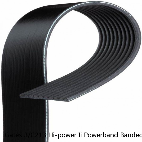 Gates 3/C213 Hi-power Ii Powerband Banded 217in 2-7/8 In V-belt Belt #1 image