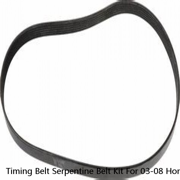 Timing Belt Serpentine Belt Kit For 03-08 Honda Pilot Acura RL TL 3.5 J35A #1 image