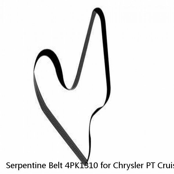 Serpentine Belt 4PK1310 for Chrysler PT Cruiser Dodge Neon GMC S15 Jimmy #1 image