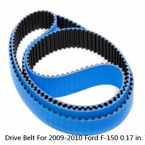 Drive Belt For 2009-2010 Ford F-150 0.17 in. Thickness Serpentine Main Drive #1 image