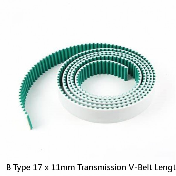 B Type 17 x 11mm Transmission V-Belt Length B600-B3000 Metric Transmission Belt #1 image
